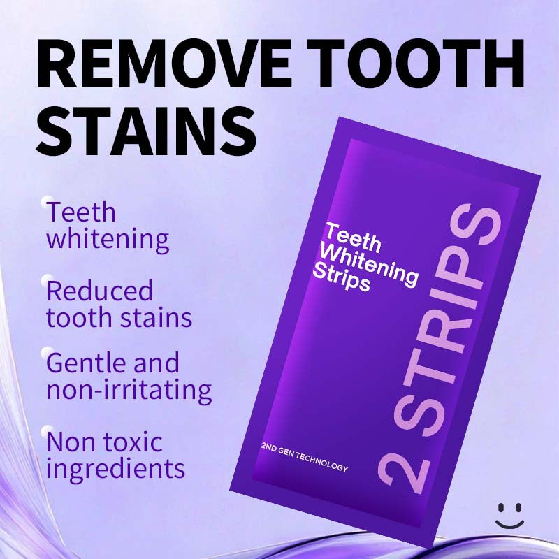 PAP+ Purple Whitening Strips (14 Strips)