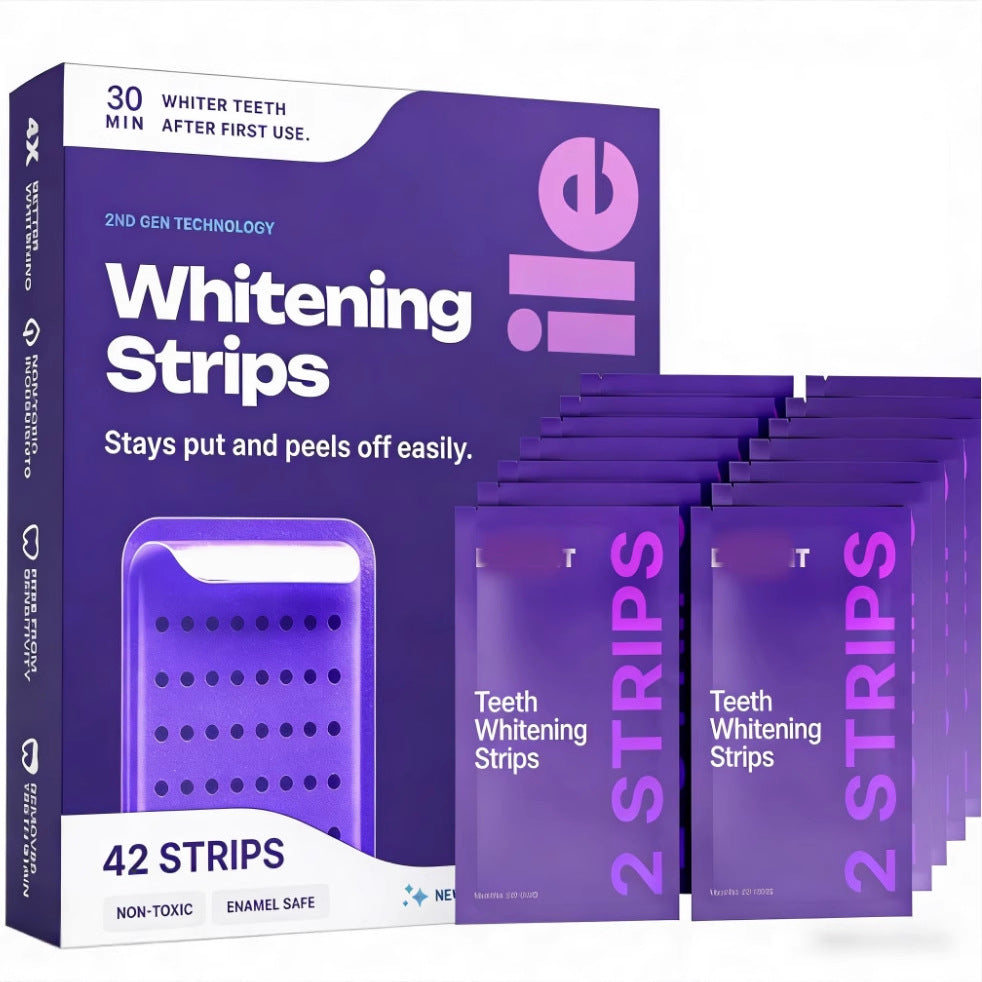 PAP+ Purple Whitening Strips (42 Strips)