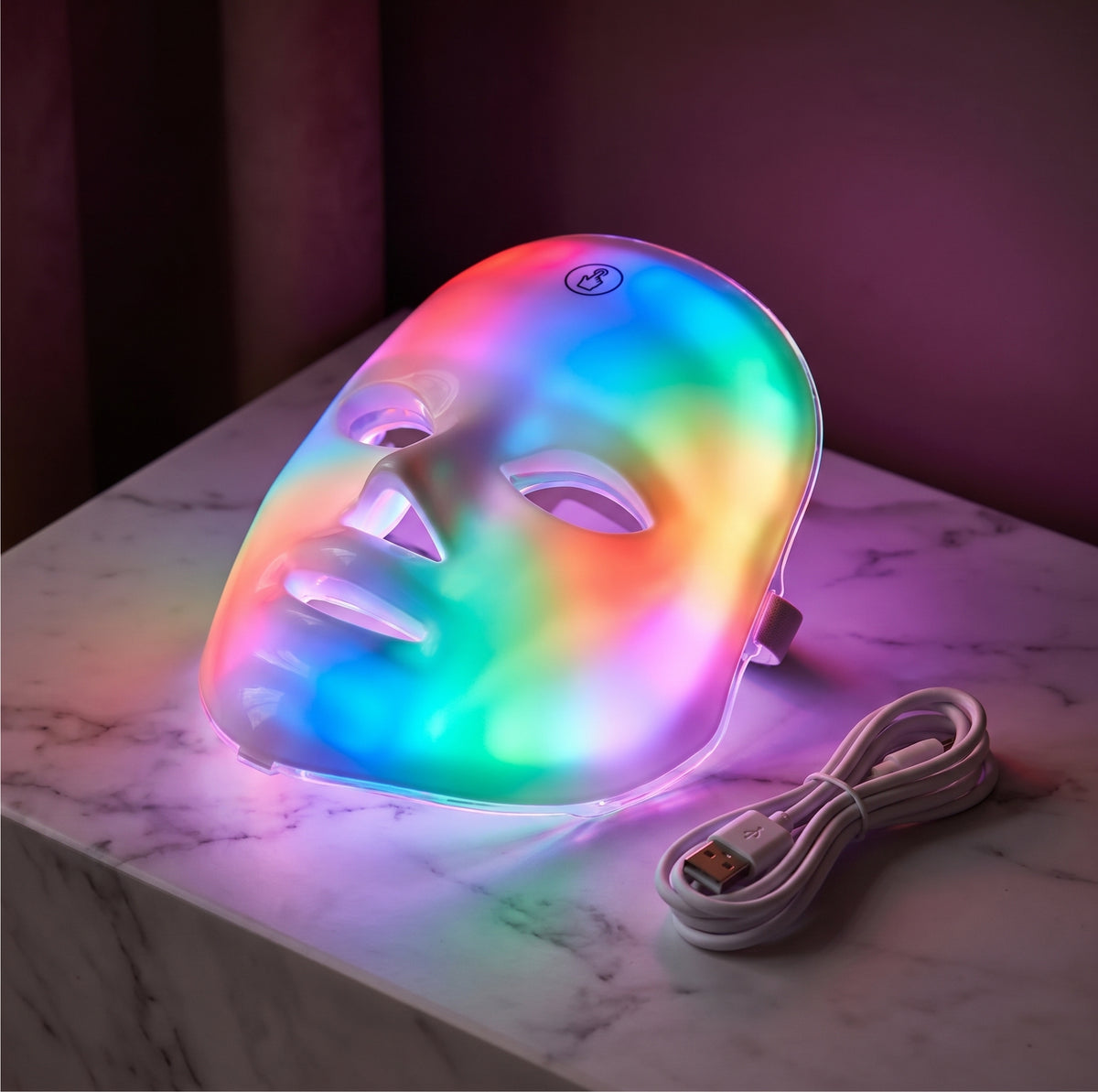 7-Color LED Phototherapy Facial Mask