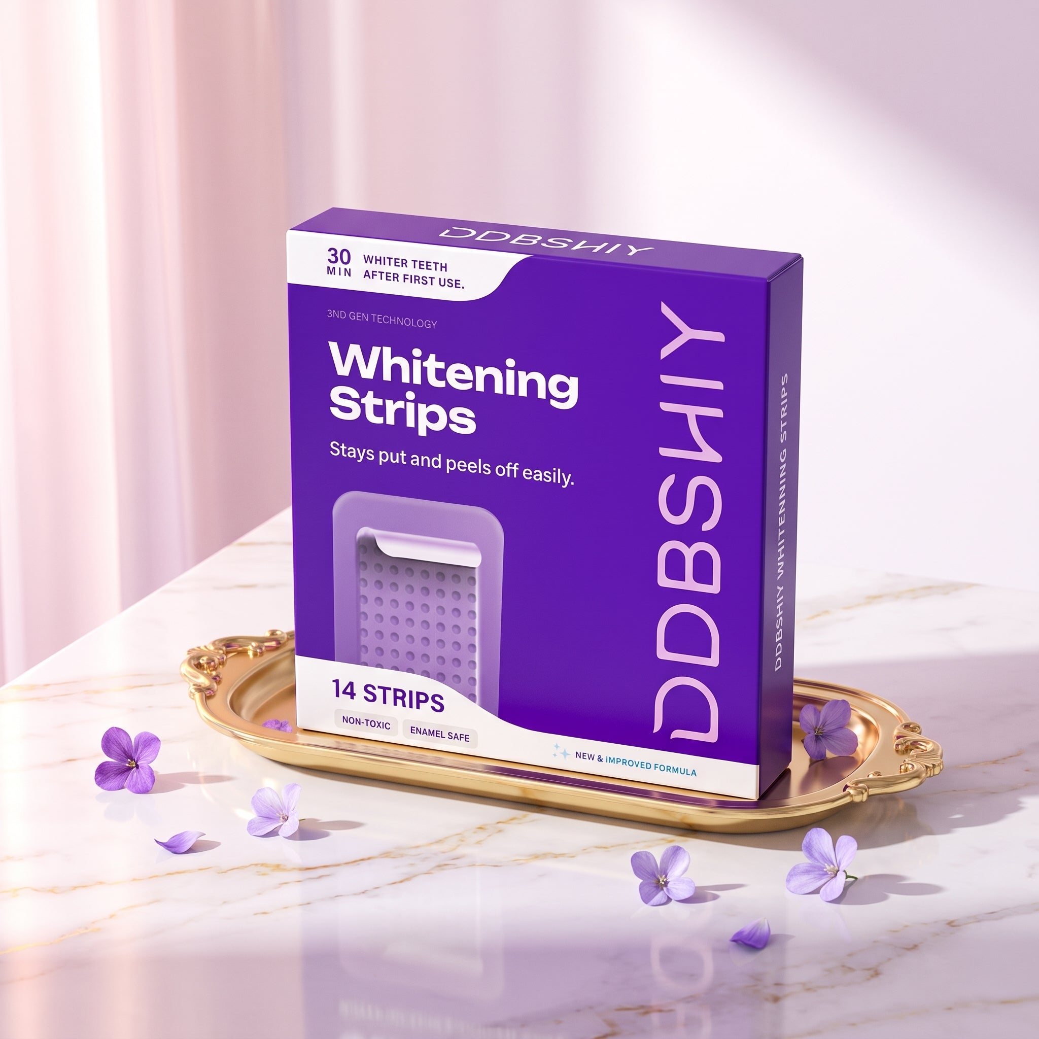 PAP+ Purple Whitening Strips (14 Strips)
